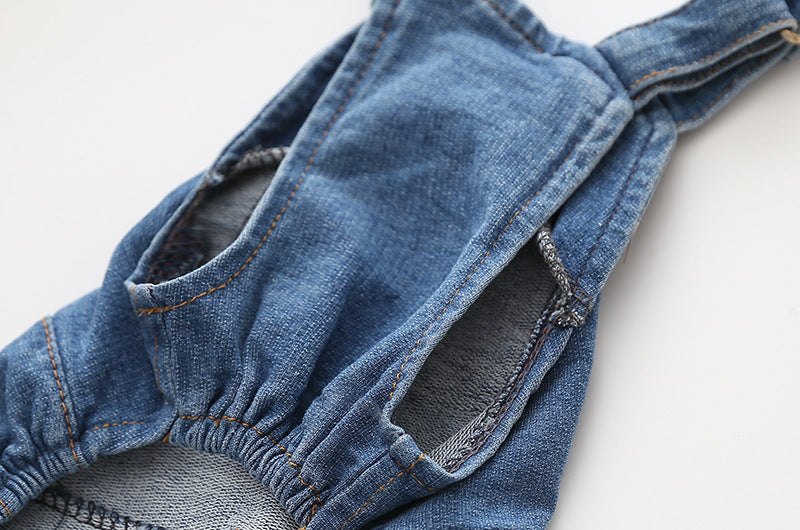 Long Stretch Jean Overalls