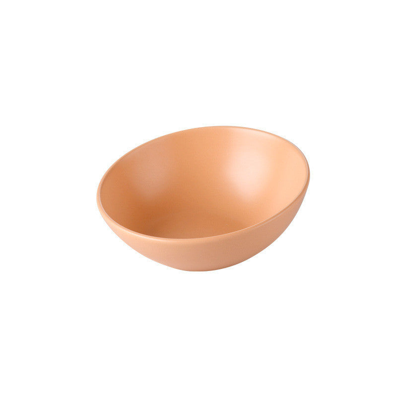 Ceramic Bowl with Bamboo Stand