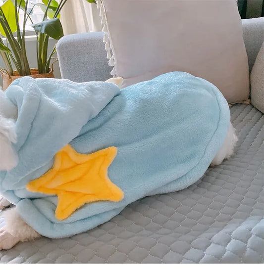 Blue Hooded Star Towel