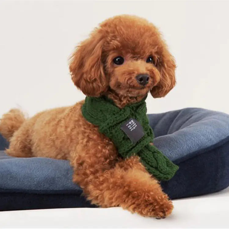 Cute Knit Pet Scarf