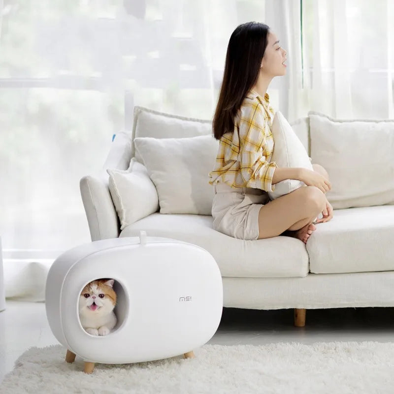 MAKESURE® Modern Cat Litter Box