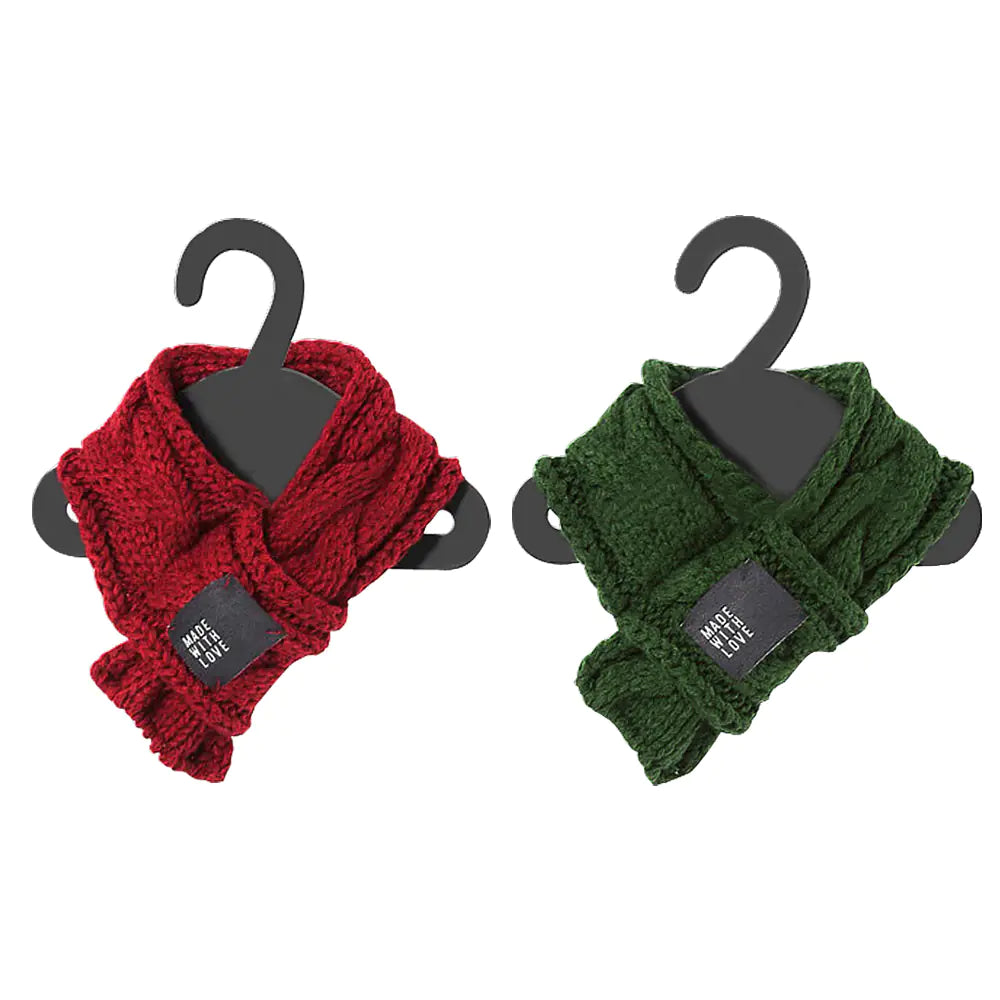 Cute Knit Pet Scarf