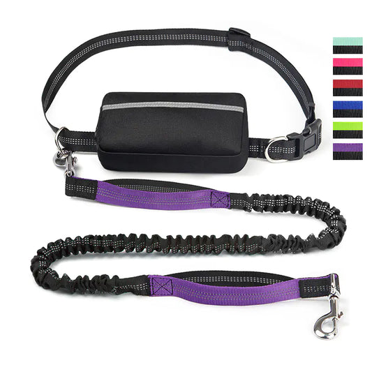 Running Waist Bag with Leash