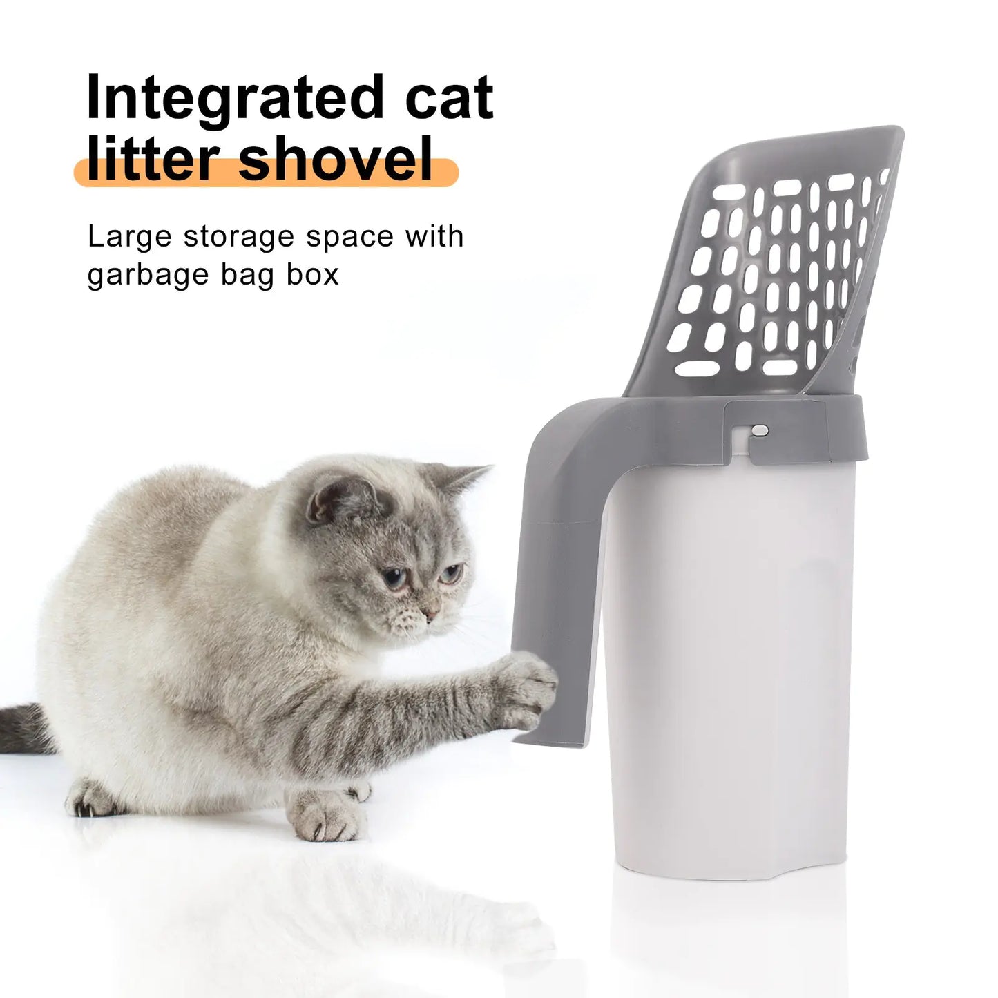 Litter Shovel and Waste Bin