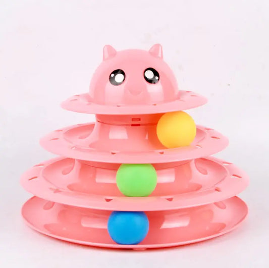 Three-Tier Tower and Spinning Ball