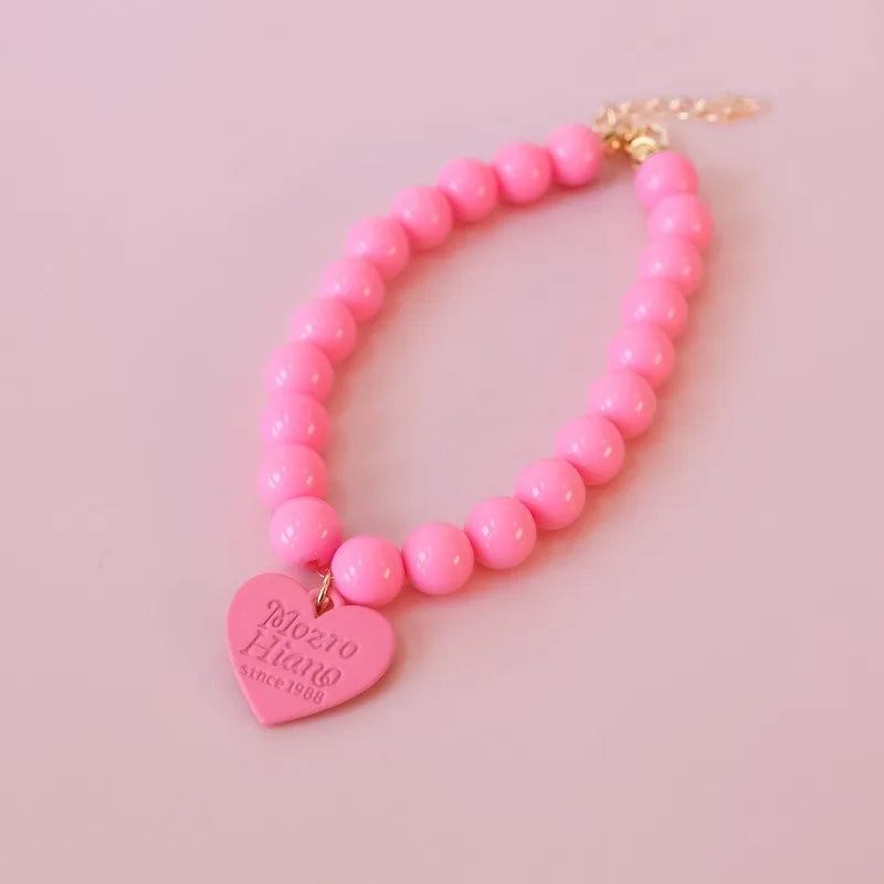 Mozro Hiano Collar with Heart Pendant