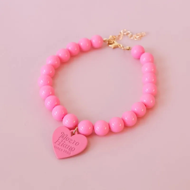 Mozro Hiano Collar with Heart Pendant