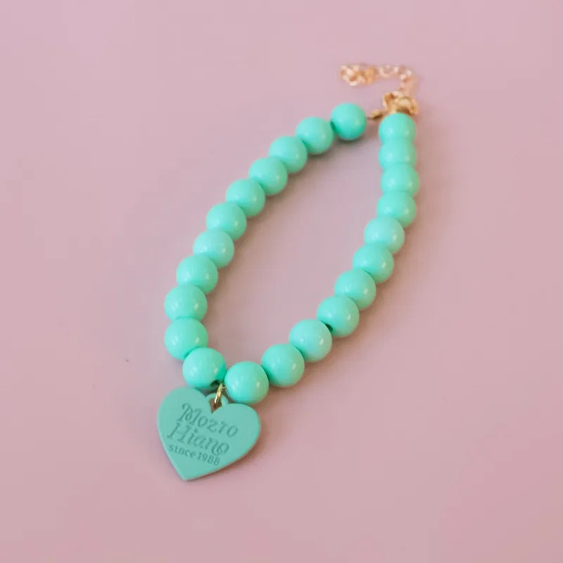 Mozro Hiano Collar with Heart Pendant