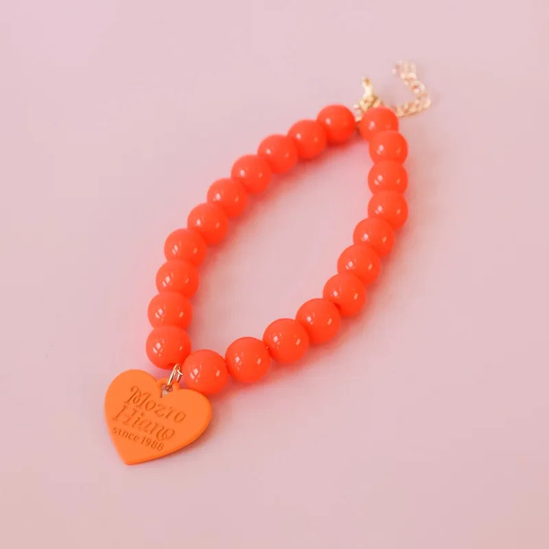 Mozro Hiano Collar with Heart Pendant