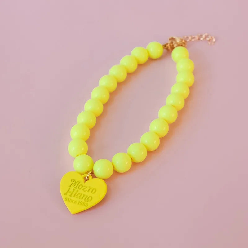 Mozro Hiano Collar with Heart Pendant