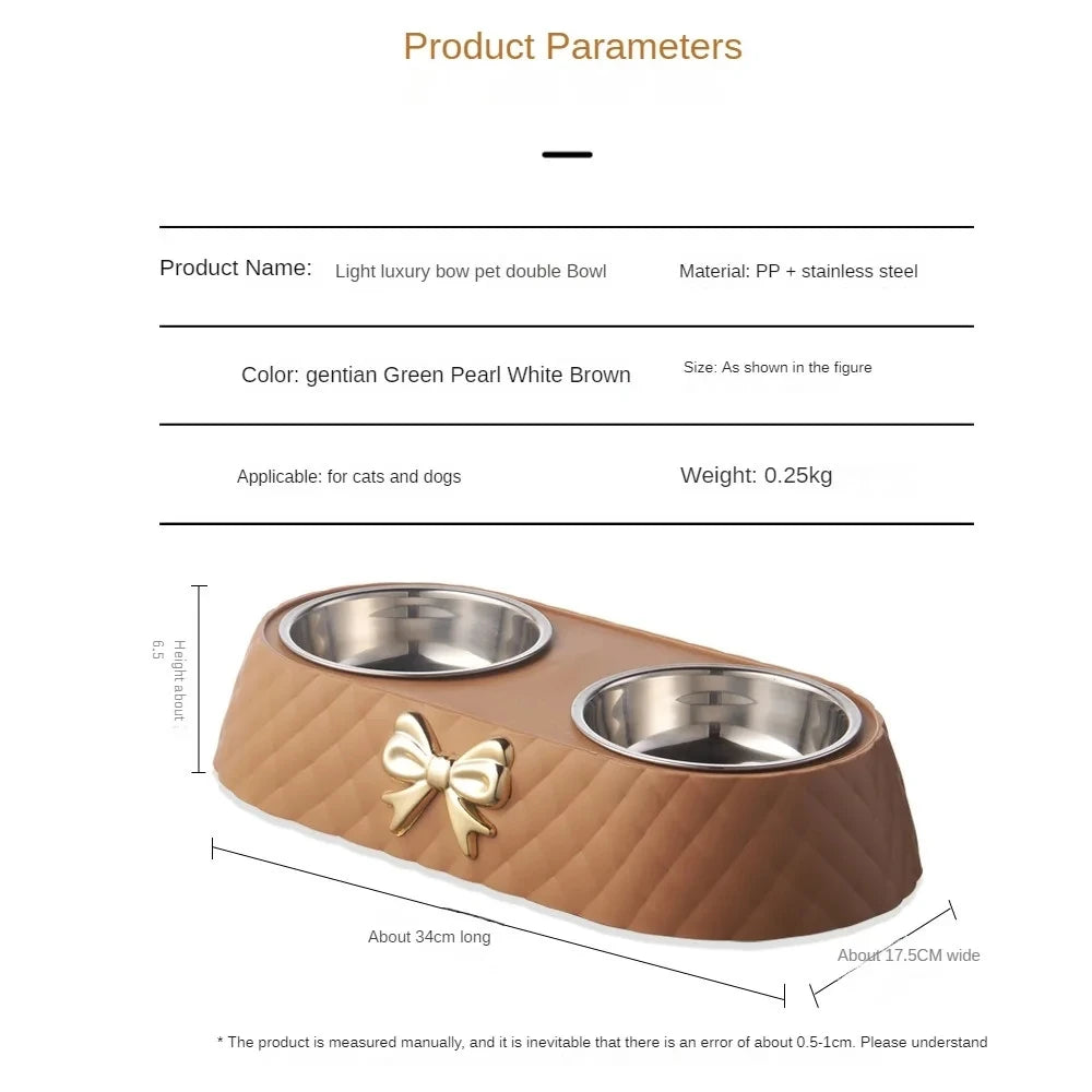 Bow Design Stainless Steel Bowl Set