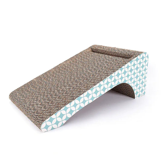 Double-Sided Cat Scratcher with Bell Ball Toy