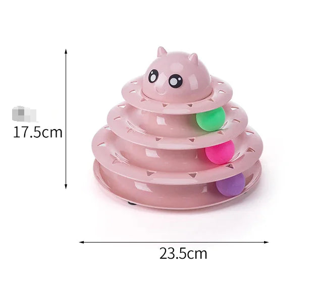 Three-Tier Tower and Spinning Ball