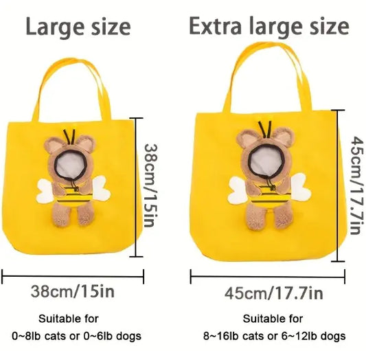 Cute Pet Carrier Tote Bag