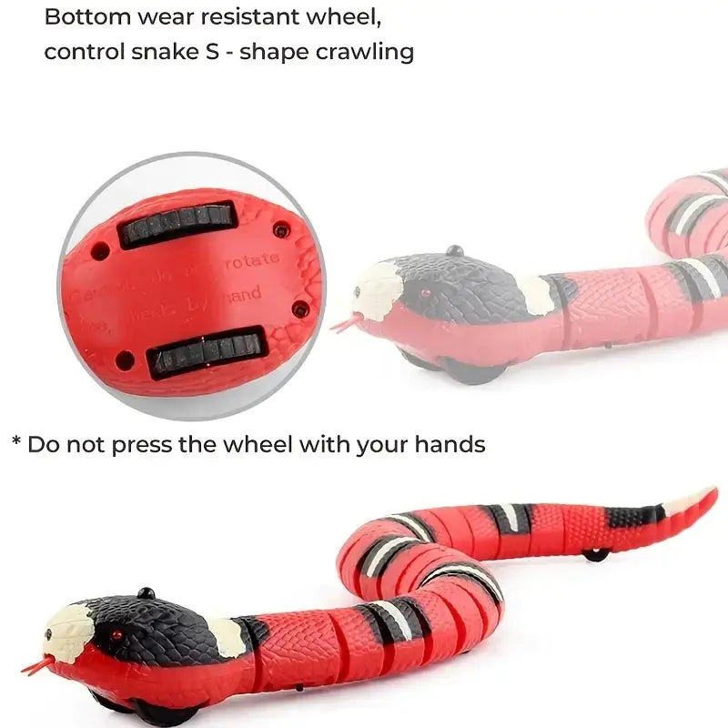 Interactive Snake Toy for Cats - rechargable