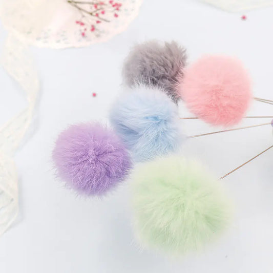 Pom Pom Cat Wand with Bell