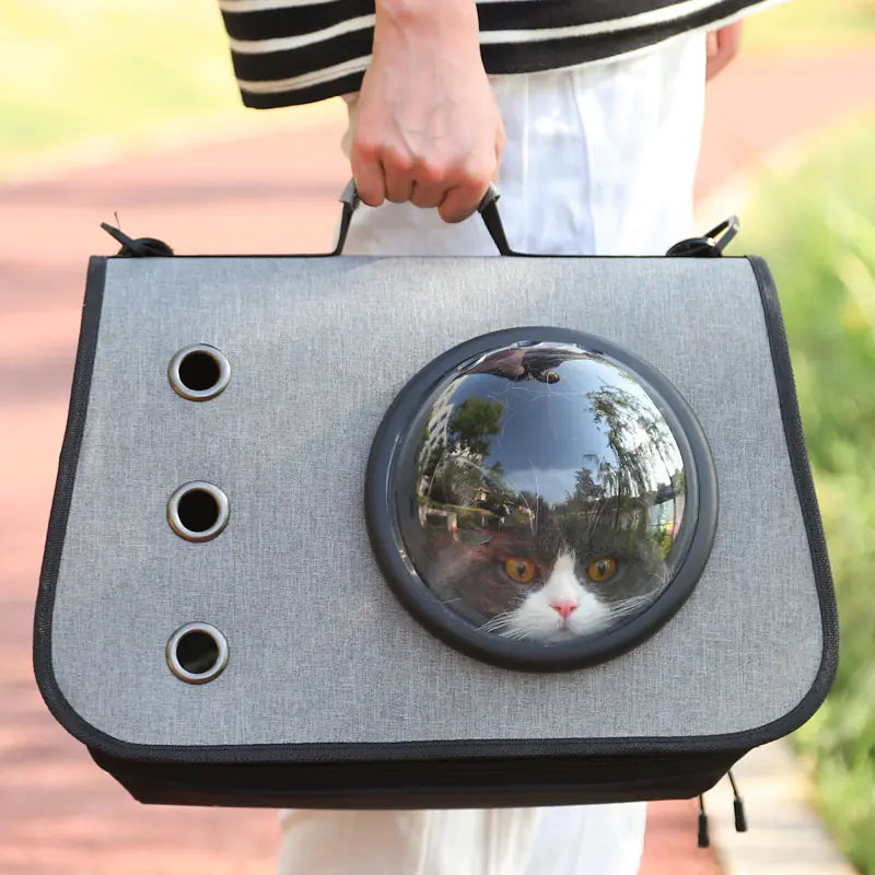 Foldover Dome Cat Travel Bag