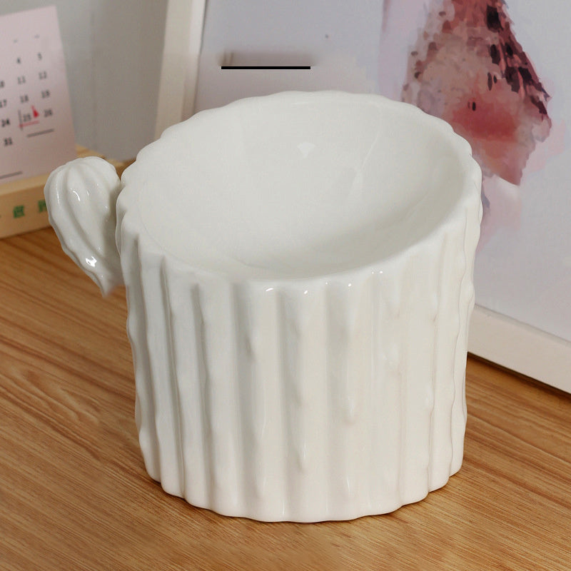 Elevated Ceramic Cactus Bowl