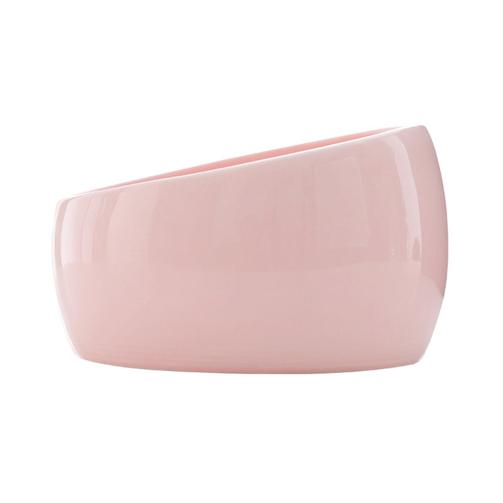 Slanted Ceramic Pet Bowl