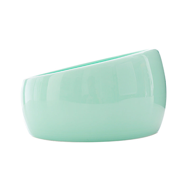 Slanted Ceramic Pet Bowl