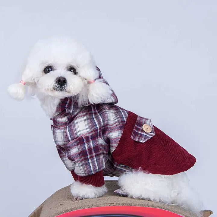 Plaid Pet Coat