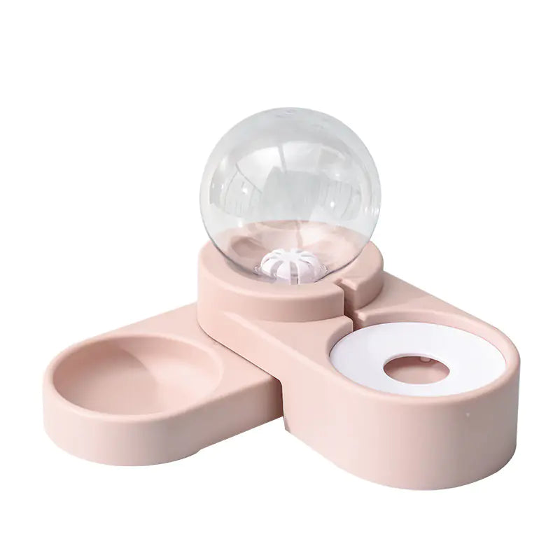 Automatic Water Bowl with Food Bowl