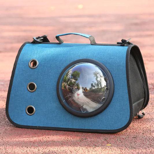 Foldover Dome Cat Travel Bag
