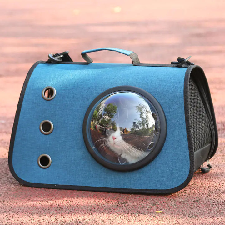 Foldover Dome Cat Travel Bag