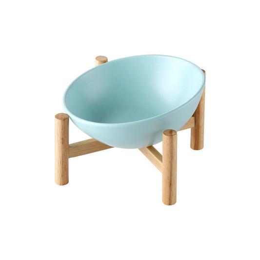Ceramic Bowl with Bamboo Stand