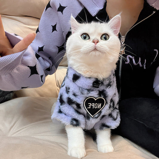 NOPE Plush Cat Sweater