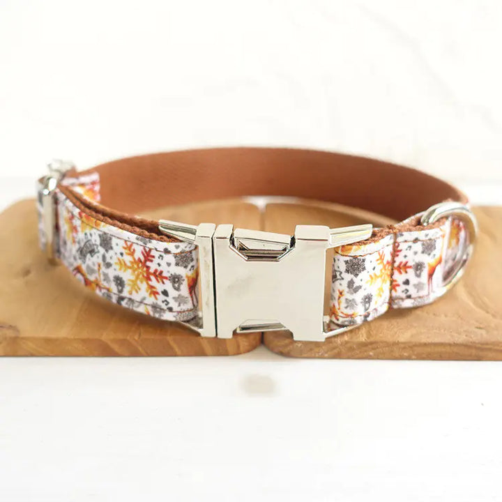 Christmas Golden Dog Collar