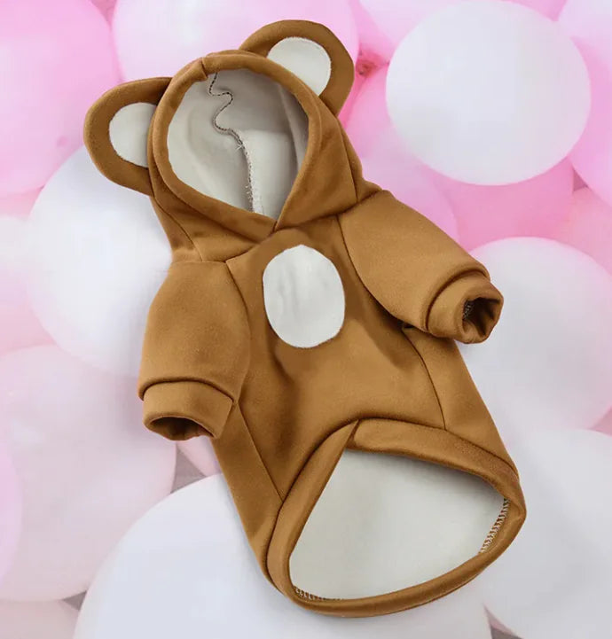 Coloured Hoodie with Ears