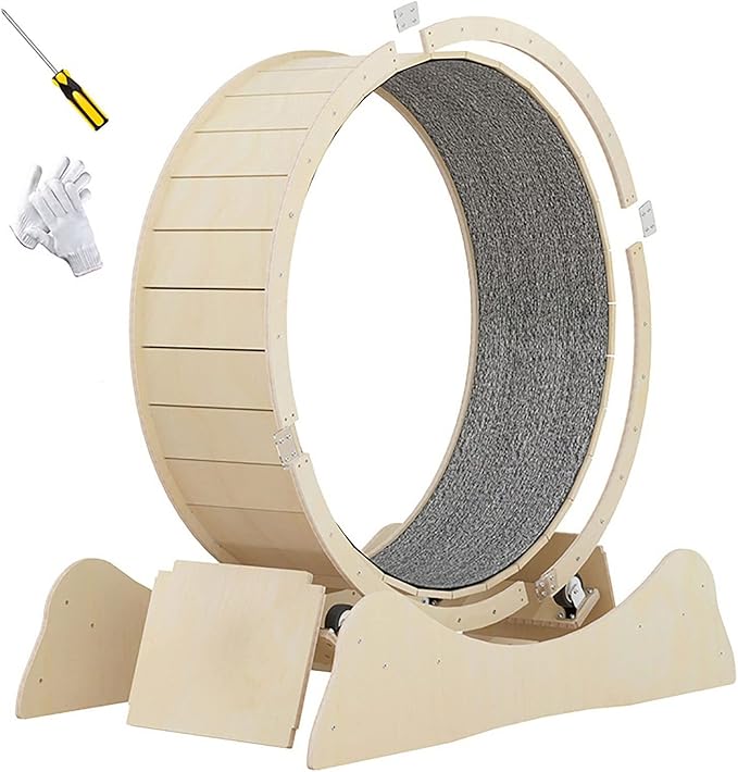 Interactive Cat Running Wheel