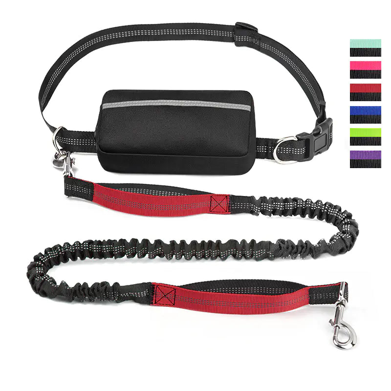 Running Waist Bag with Leash
