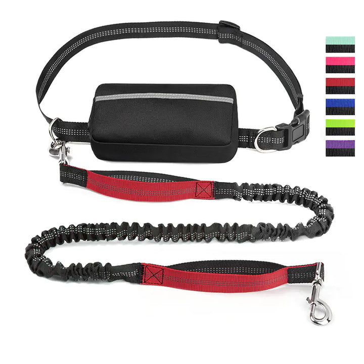 Running Waist Bag with Leash