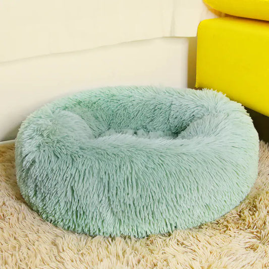 Round Plush Bed