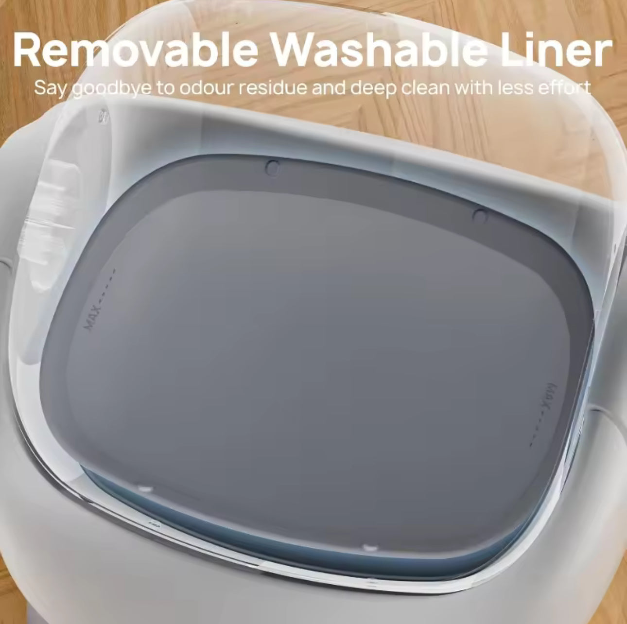 Grey Smart Automatic Cat Litter Box