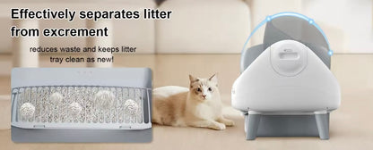 Grey Smart Automatic Cat Litter Box