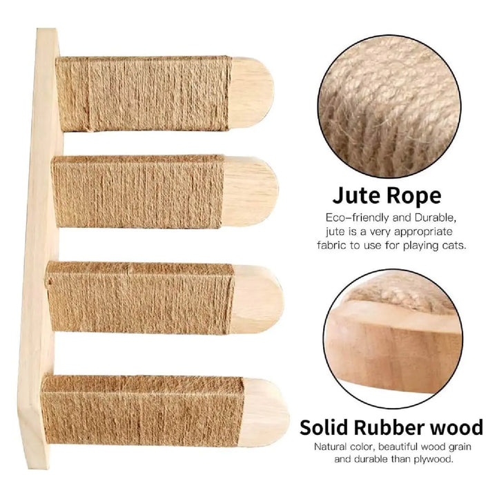 Solid Wood Climbing Wall Stairs