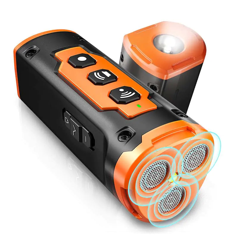 Ultrasonic Training Device with Flashlight