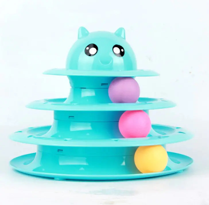 Three-Tier Tower and Spinning Ball