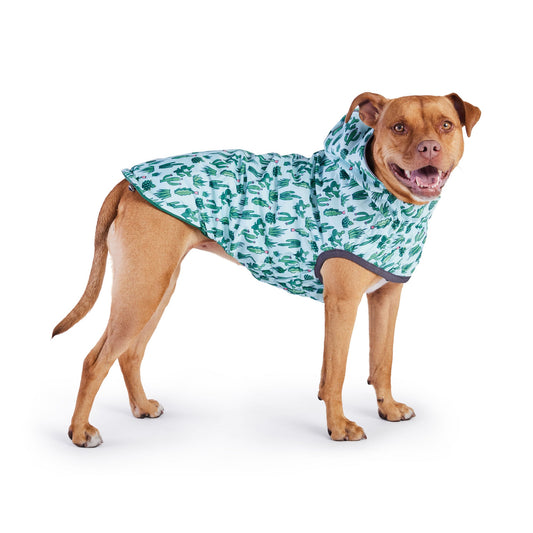 Reversible Elasto-Fit Raincoat - Green