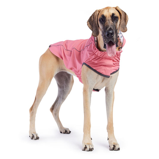 Reversible Elasto-Fit Raincoat - Pink