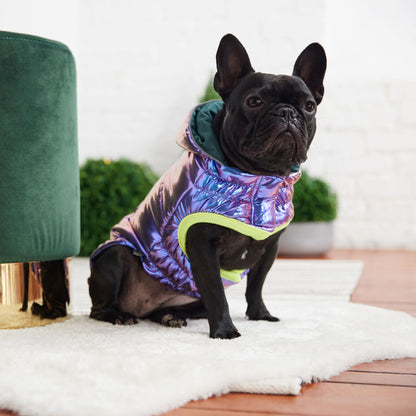 Recycled Puffer Parka - Iridescent