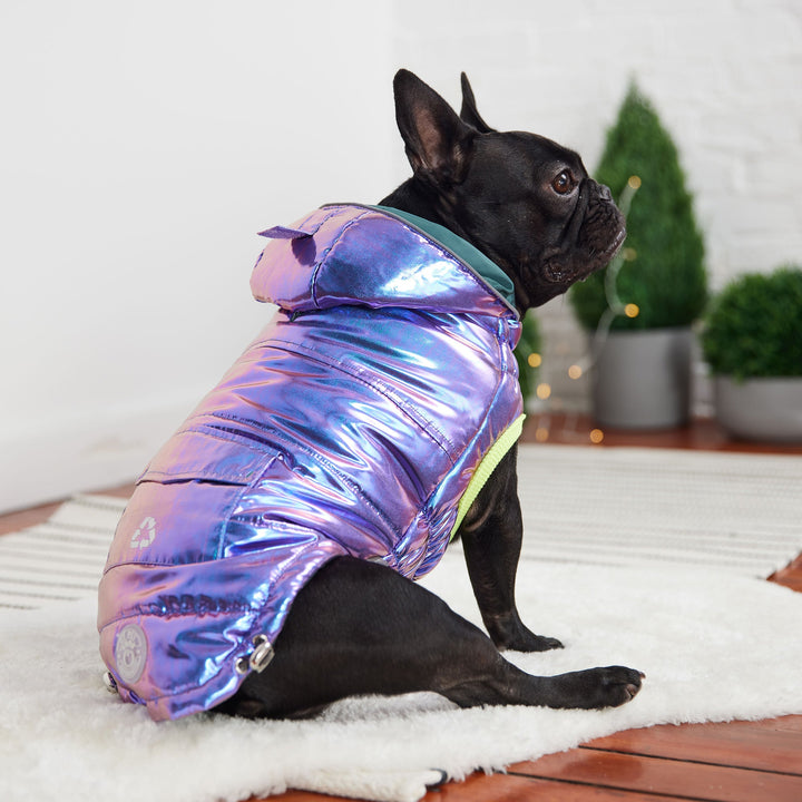 Recycled Puffer Parka - Iridescent