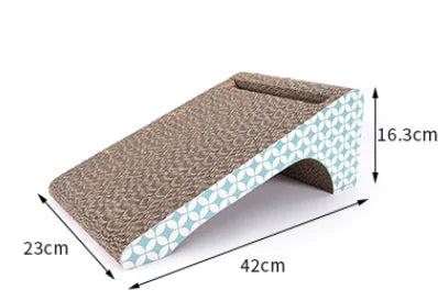 Double-Sided Cat Scratcher with Bell Ball Toy