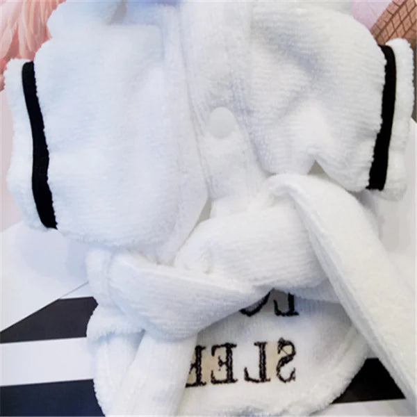 Hooded Dog Bathrobe