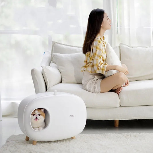MAKESURE® Modern Cat Litter Box