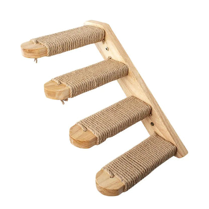 Solid Wood Climbing Wall Stairs