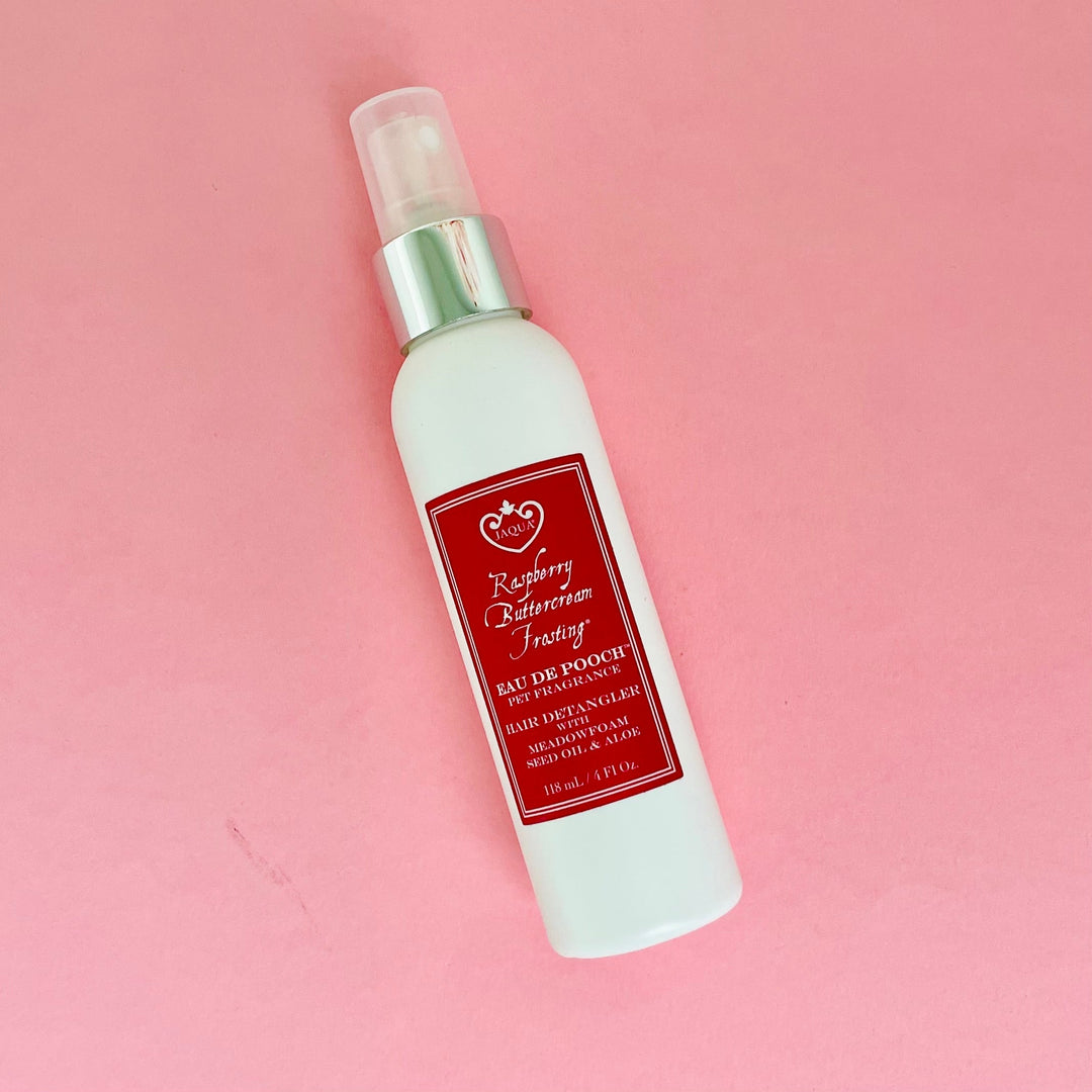 Eau De Pooch Pet Fragrance and Hair Detangler Spray - Raspberry Buttercream Frosting